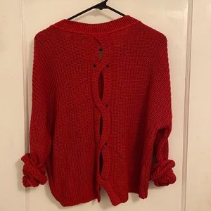Express Sweater: Detailed Back Size Small